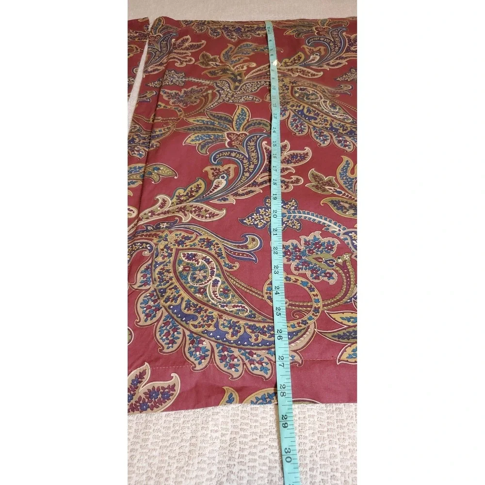 Lauren Ralph Lauren Home‎ Collection 2 pillow shams standard Maroon Teal Floral